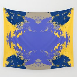 Colorful Abstract Retro Art Pattern - Hisayo Wall Tapestry