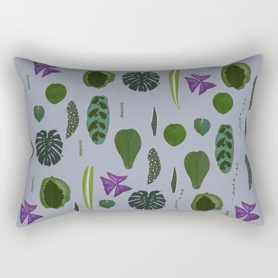 A non-scientific botanical investigation of the indoor plant. Rectangular Pillow