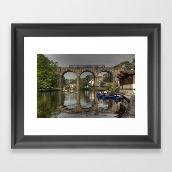 Knareborough viaduct Framed Art Print