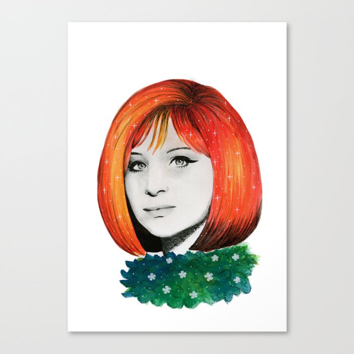 Barbra Streisand Canvas Print