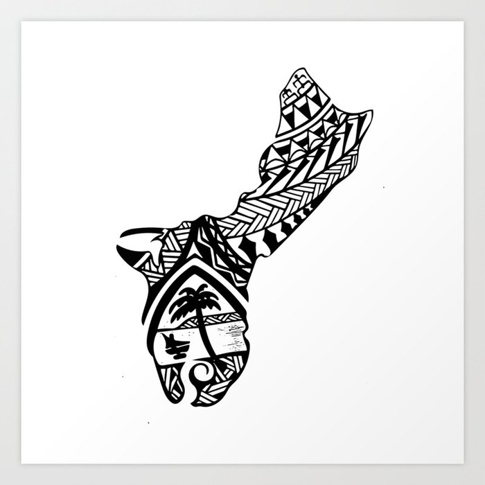 Guahan (Guam) Art Print by MAKMÅTA TRIBE Society6