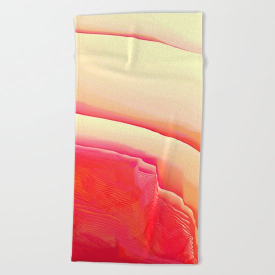 Strawberry Vanilla Beach Towel