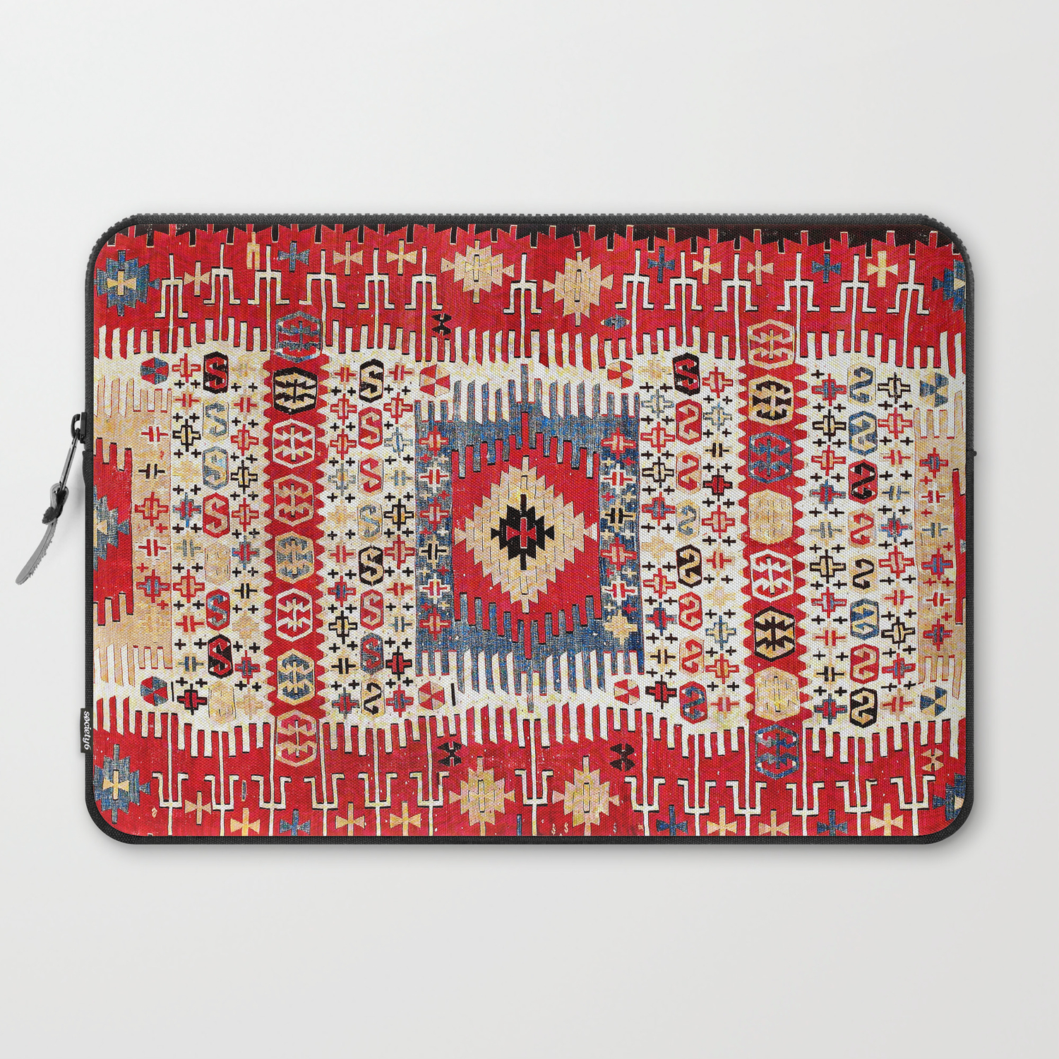 Sivrihisar Eskisehir Province Anatolian Kilim Laptop Sleeve By Vickybragomitchell Society6