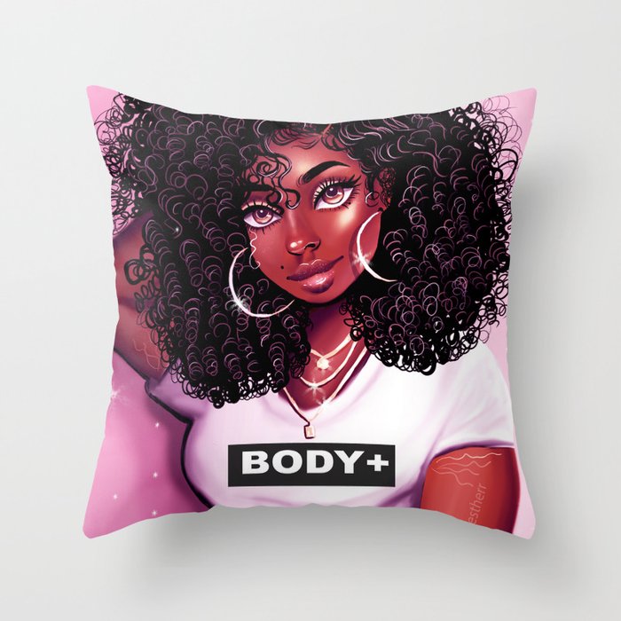 Plump Princess Throw Pillow Plump Princess Throw Pillow