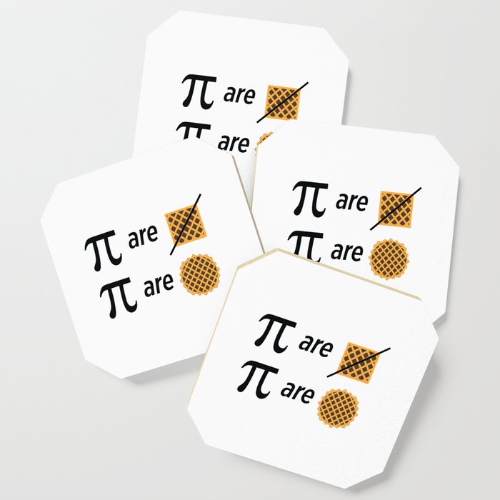 Pi Math Joke Coaster