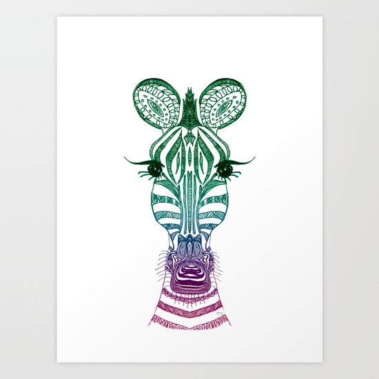 ZEBRA Art Print