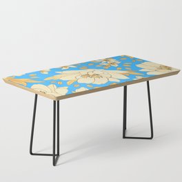 Blue Flowers Coffee Table