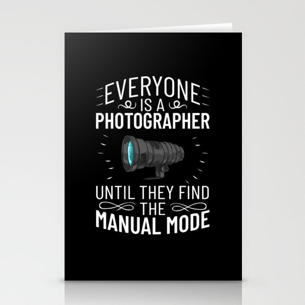 Event Photography Camera Beginner Photographer Stationery Cards