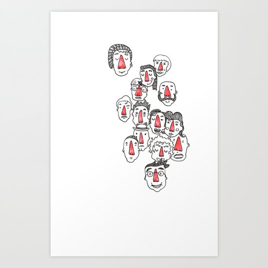 Nose Buddies Art Print