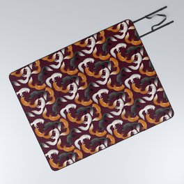 Trio of Foxes Picnic Blanket
