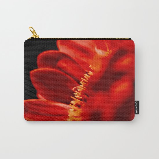 Red Flower Carry-All Pouch