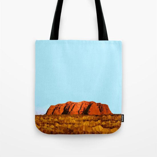 uluru polygon Tote Bag