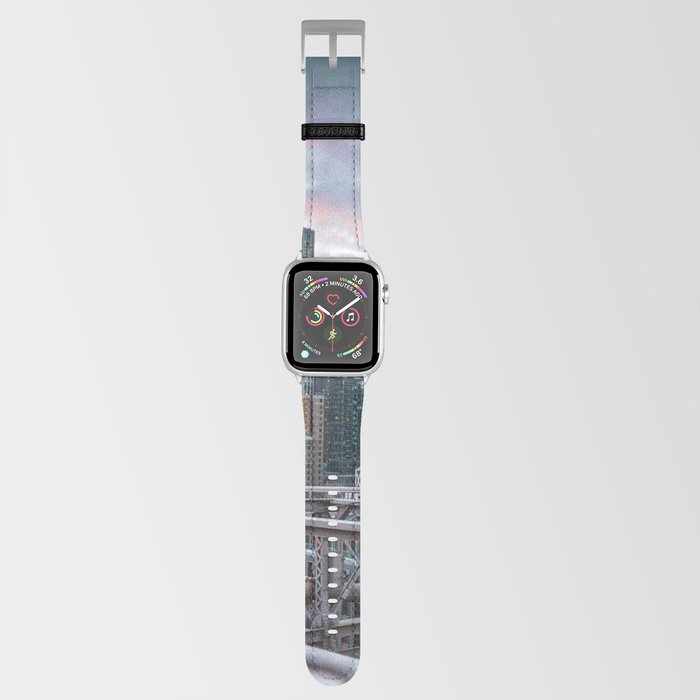 Sunset From the Brooklyn Bridge | New York City Skyline Apple Watch Band