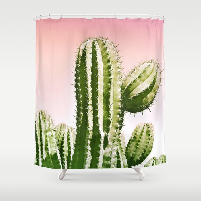 Wild Cactus from Desert Shower Curtain