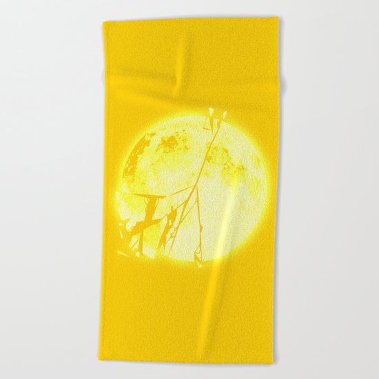 Broken Sun Beach Towel