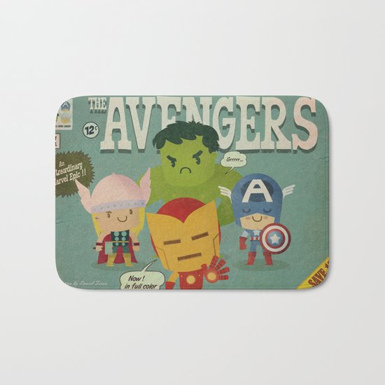 avengers fan art Bath Mat