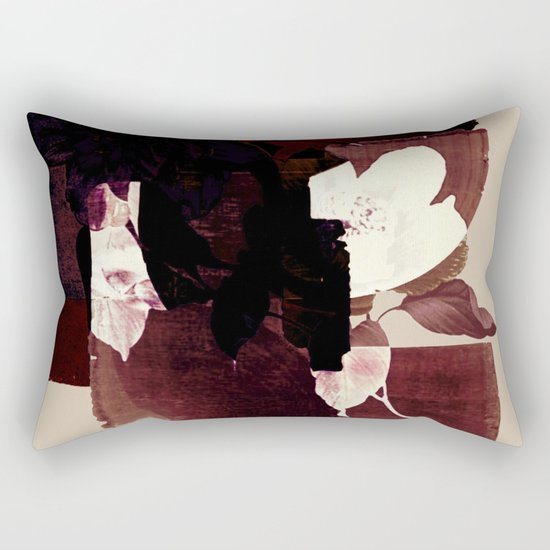 fleur contemporaine Rectangular Pillow