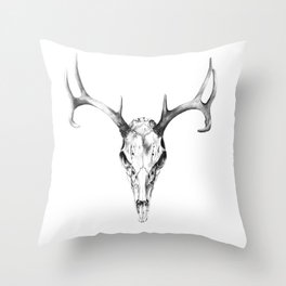 Deer Skull Throw Pillows Society6