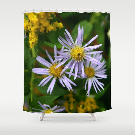 Fall Flowers in New Hampshire No. 4 Shower Curtain