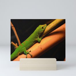 Geen lizard Mini Art Print