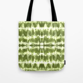 Shibori Tie Dye Green Tote Bag