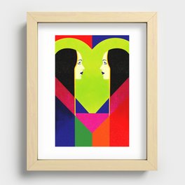 Love Reflection Recessed Framed Print