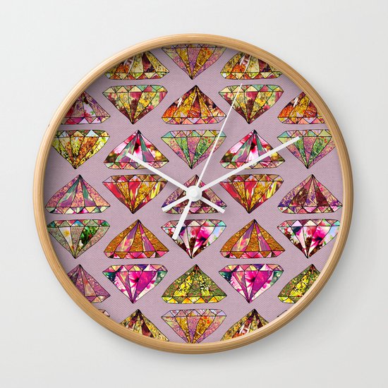 These Diamonds Are Forever Wall Clock