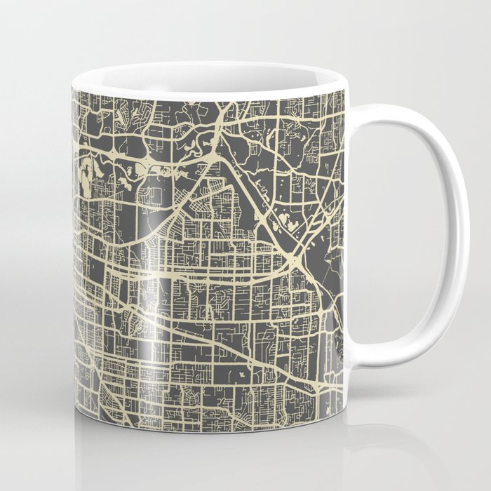 Memphis map yellow Coffee Mug