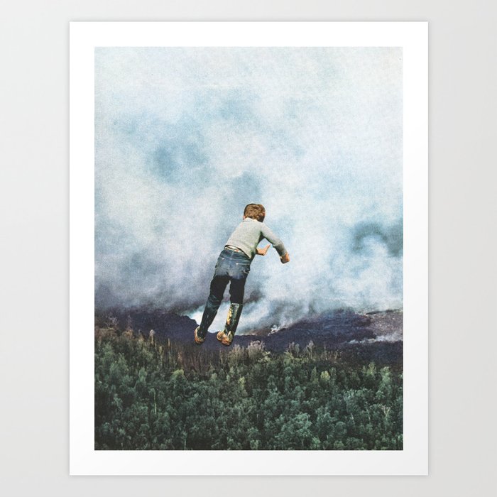 Into the Clouds Art Print