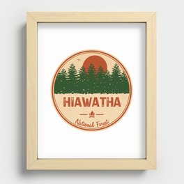 Hiawatha National Forest Recessed Framed Print