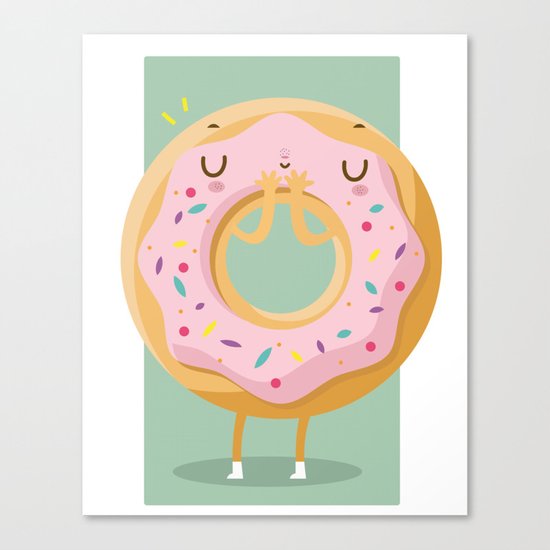 Donut Canvas Print