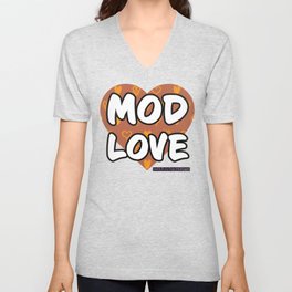 Mod Love V Neck T Shirt