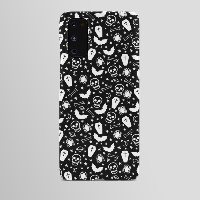 Spooky Pattern- Black and White Android Case
