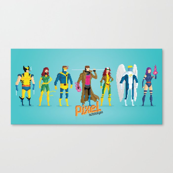 Pixel Mutants Canvas Print