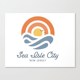 Sea Isle City Sunset Canvas Print