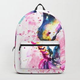 Pink Unicorn Backpack | Magical, Giftsforgirls, Unicornpainting, Unicorn, Watercolor, Creature, Unicornsarereal, Watercolourart, Fairytale, Girlsroom 