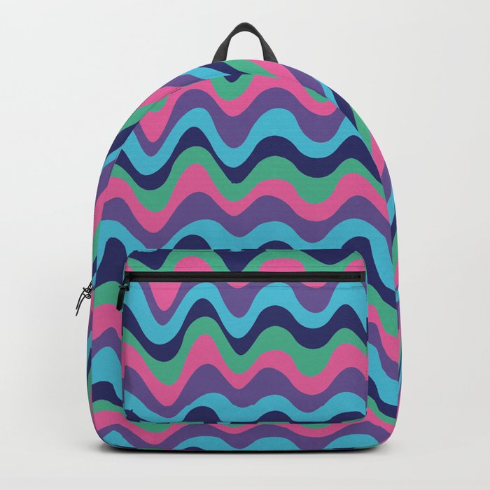 Psychedelic Waves Backpack