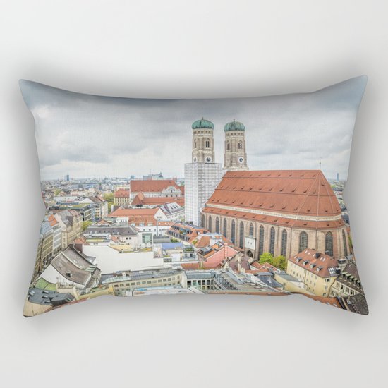 The Cathedral of Munich Rectangular Pillow