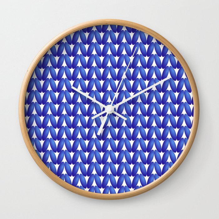 Knitted fabric Wall Clock