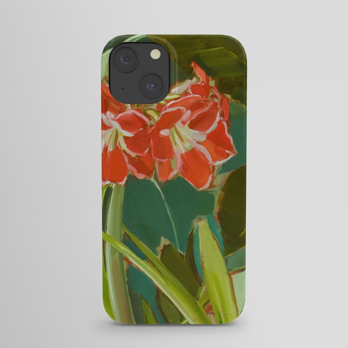Red Amaryllis iPhone Case