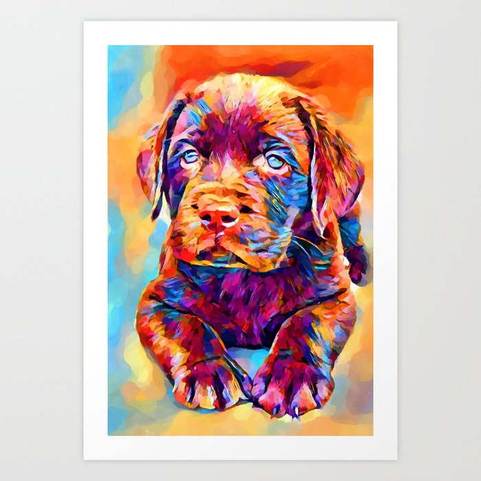 Labrador Puppy 4 Art Print