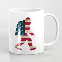 Bigfoot american flag Mug