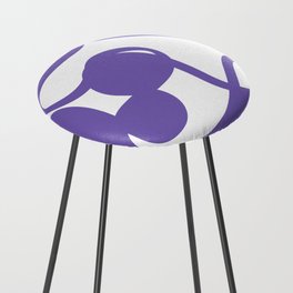 Abstract line and shape 17 Counter Stool