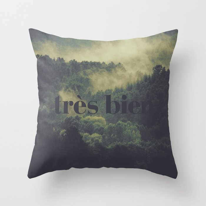 Très Bien "Forest" Throw Pillow