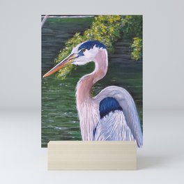 Blue Heron at Blue Ridge Shores Louisa Virginia Mini Art Print