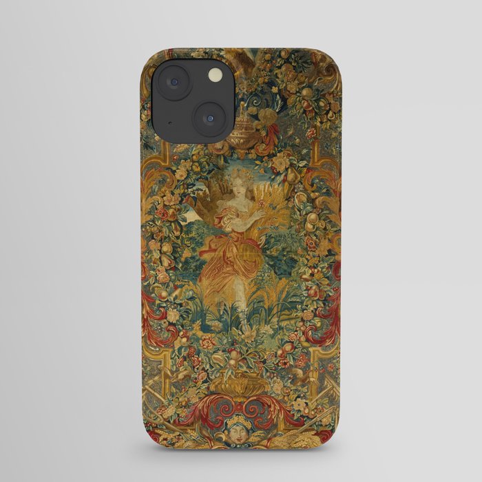 Vintage Embroidery Tapestry- Seasons of Elements Summer iPhone Case