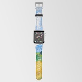 Vincent van Gogh Wheat Field with Cypresses, 1889 Apple Watch Band