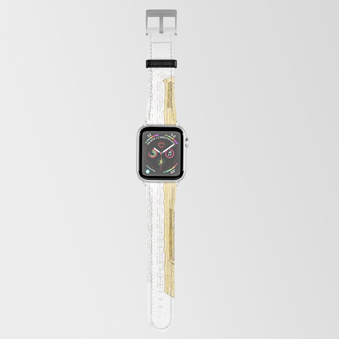 Isometric Vietnam Waterfall 2 - Yellow Apple Watch Band