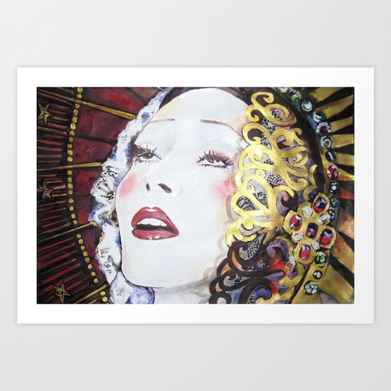 Porcelain Liberty Art Print