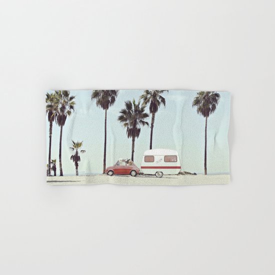 NEVER STOP EXPLORING - CAMPING PALM BEACH Hand & Bath Towel